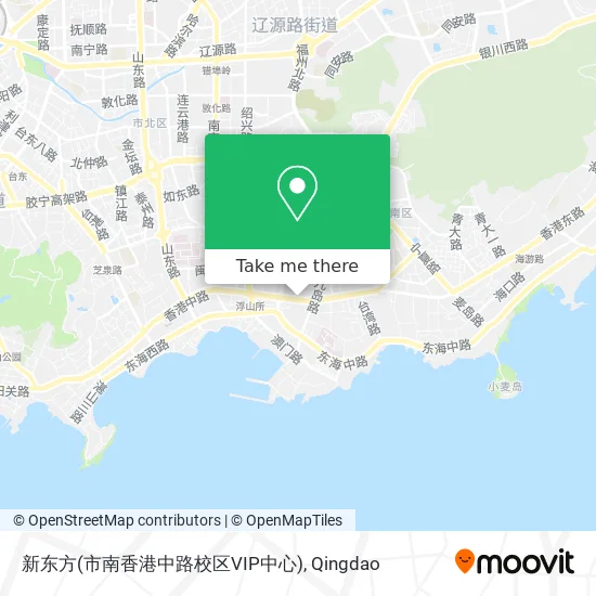 新东方(市南香港中路校区VIP中心) map