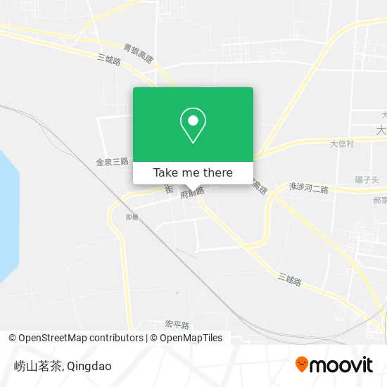 崂山茗茶 map
