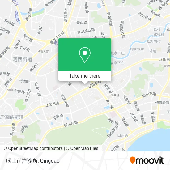 崂山前海诊所 map