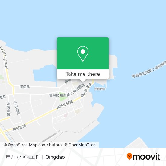 电厂小区-西北门 map