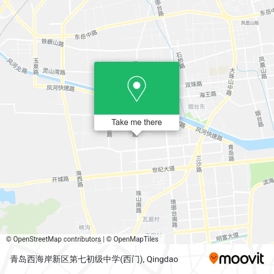 青岛西海岸新区第七初级中学(西门) map
