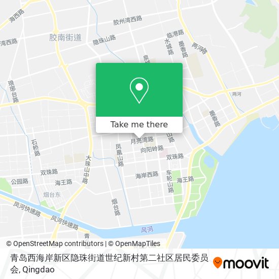 青岛西海岸新区隐珠街道世纪新村第二社区居民委员会 map