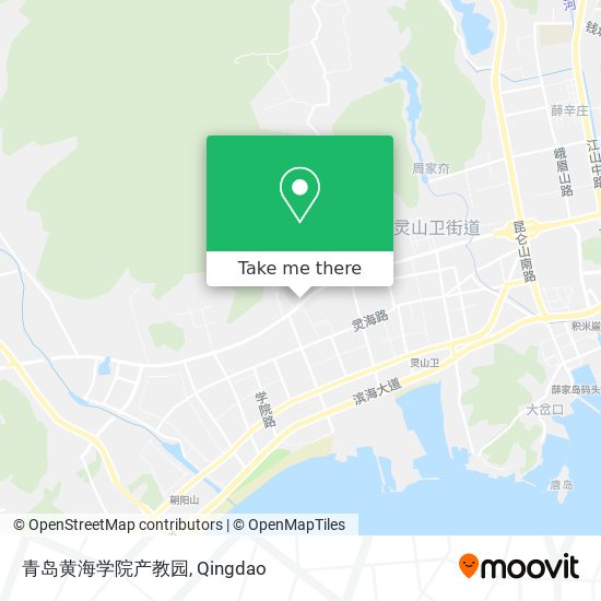 青岛黄海学院产教园 map