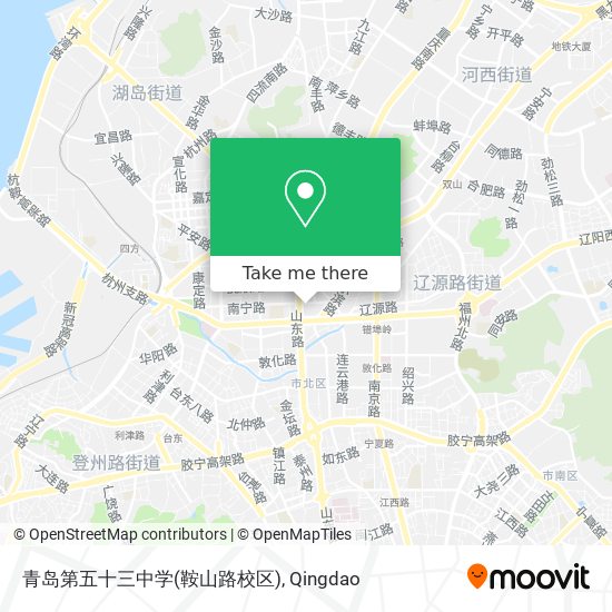 青岛第五十三中学(鞍山路校区) map