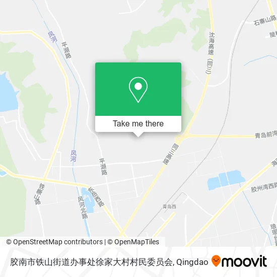 胶南市铁山街道办事处徐家大村村民委员会 map
