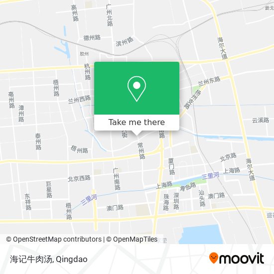 海记牛肉汤 map