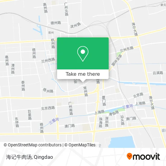 海记牛肉汤 map