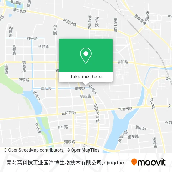青岛高科技工业园海博生物技术有限公司 map