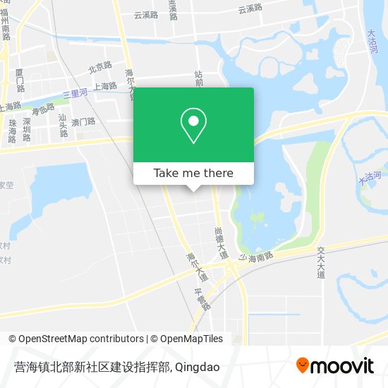 营海镇北部新社区建设指挥部 map