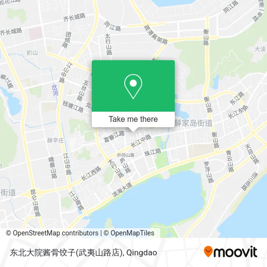 东北大院酱骨饺子(武夷山路店) map