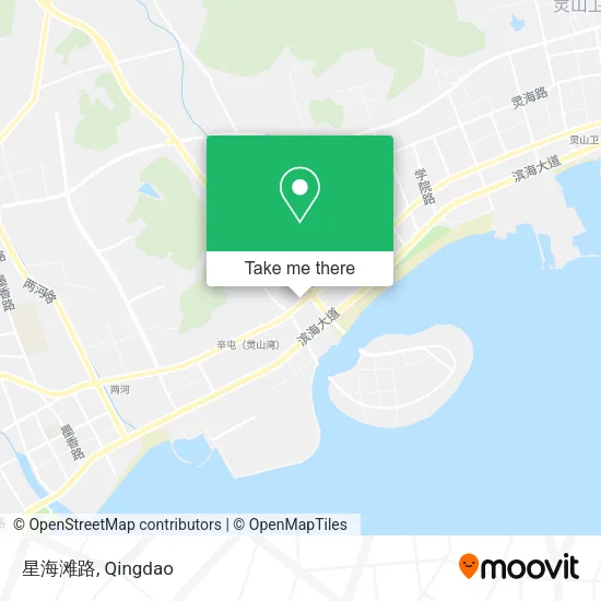 星海滩路 map