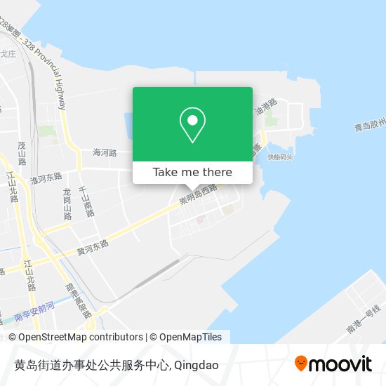 黄岛街道办事处公共服务中心 map