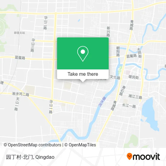 园丁村-北门 map