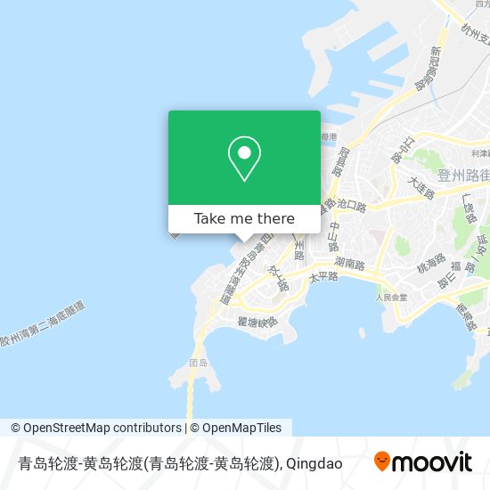 青岛轮渡-黄岛轮渡 map