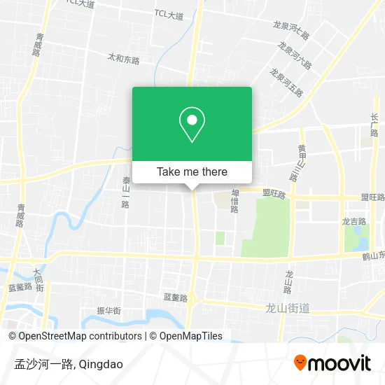 孟沙河一路 map