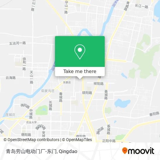 青岛劳山电动门厂-东门 map