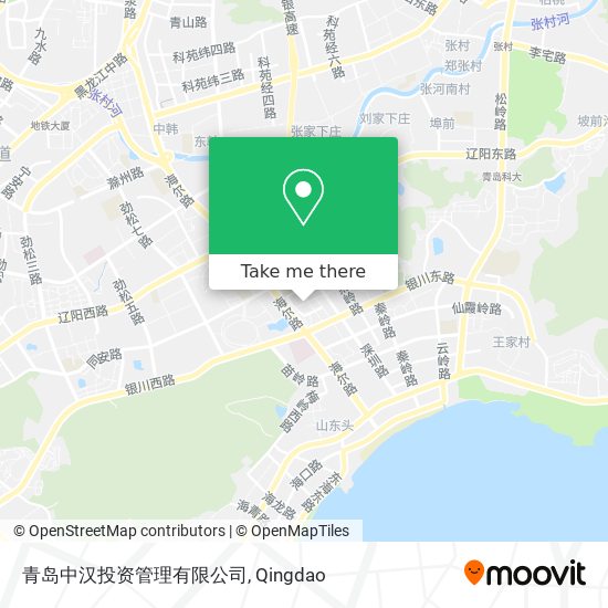 青岛中汉投资管理有限公司 map