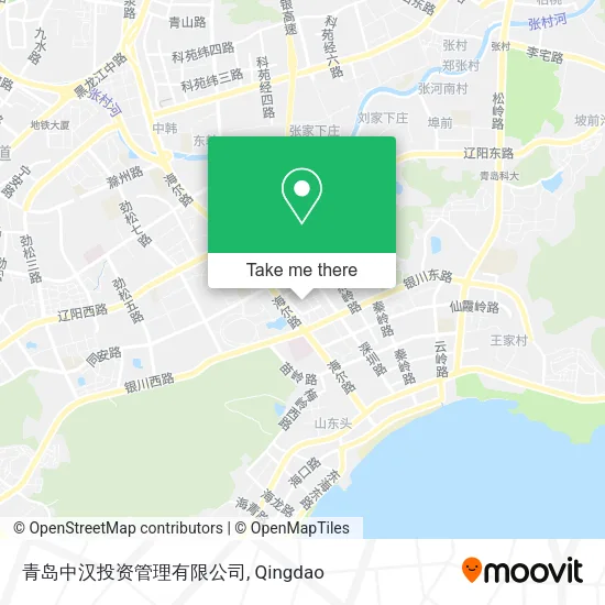 青岛中汉投资管理有限公司 map