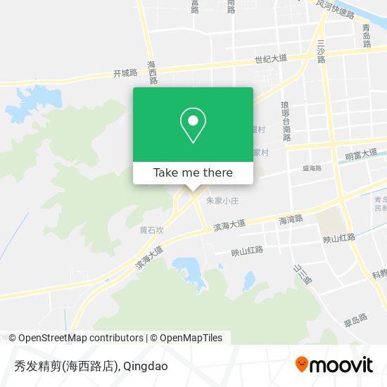 秀发精剪(海西路店) map