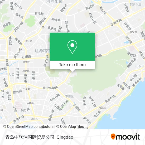 青岛中联油国际贸易公司 map