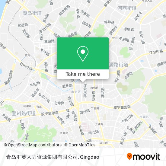 青岛汇英人力资源集团有限公司 map