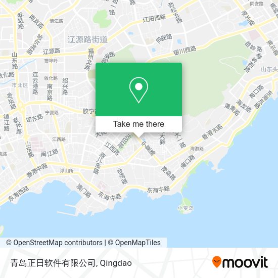 青岛正日软件有限公司 map