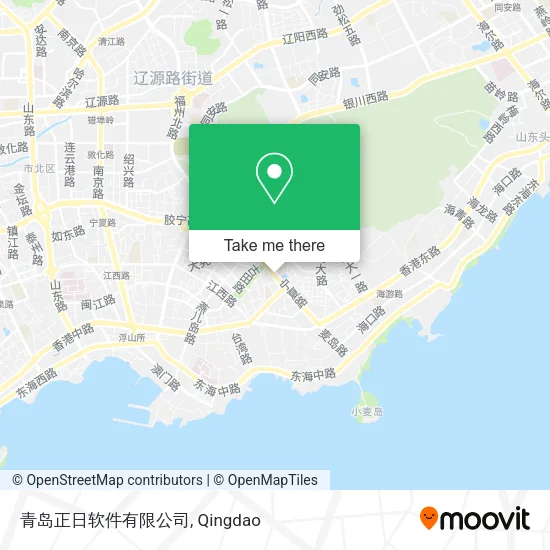青岛正日软件有限公司 map