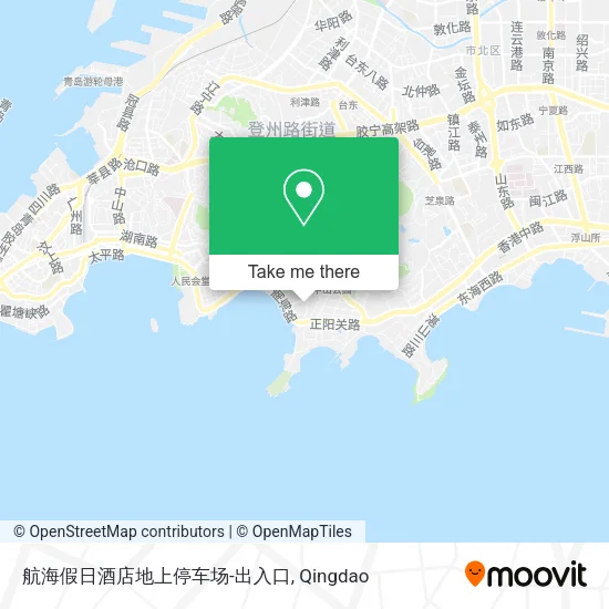 航海假日酒店地上停车场-出入口 map