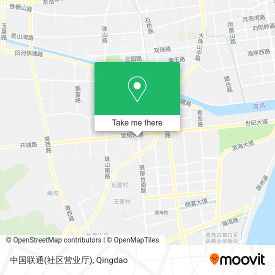 中国联通(社区营业厅) map