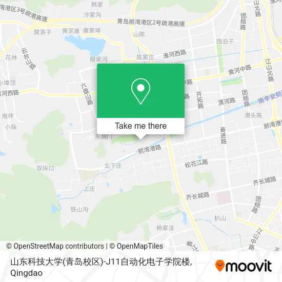 山东科技大学(青岛校区)-J11自动化电子学院楼 map
