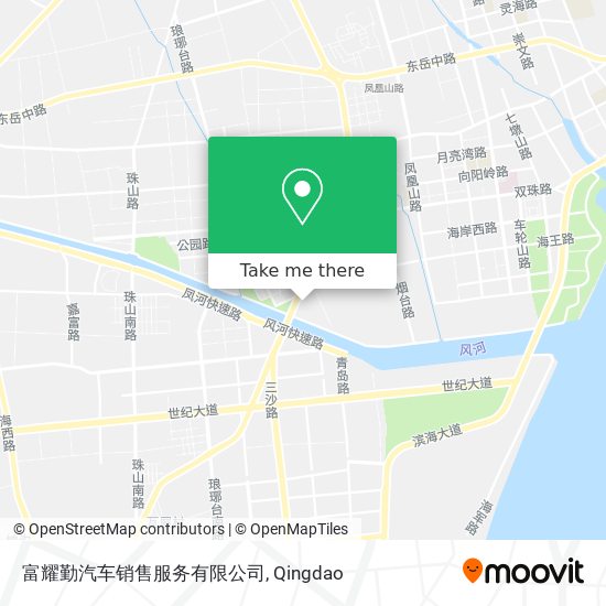 富耀勤汽车销售服务有限公司 map