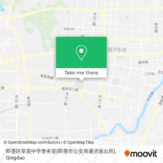 即墨区萃英中学警务室(即墨市公安局通济派出所) map