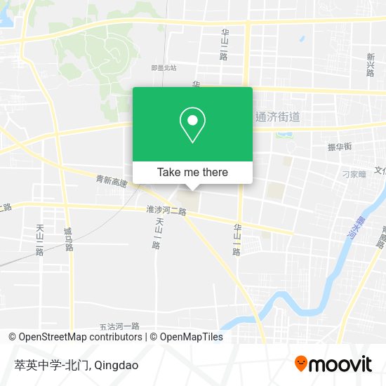 萃英中学-北门 map