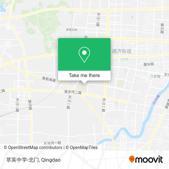 萃英中学-北门 map