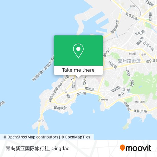 青岛新亚国际旅行社 map