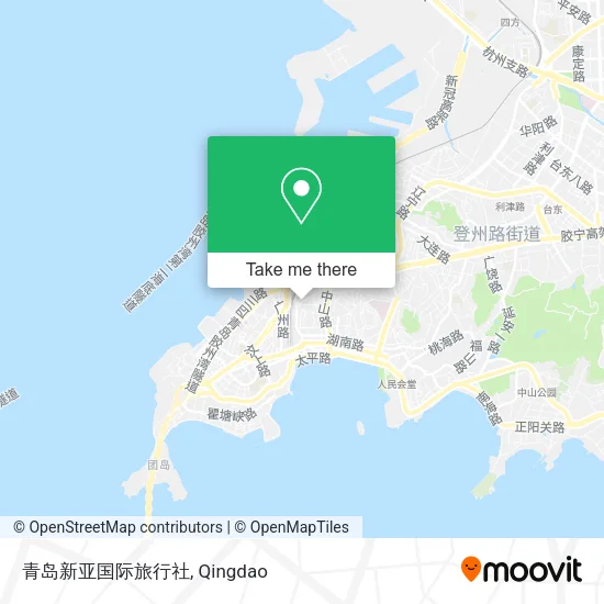 青岛新亚国际旅行社 map
