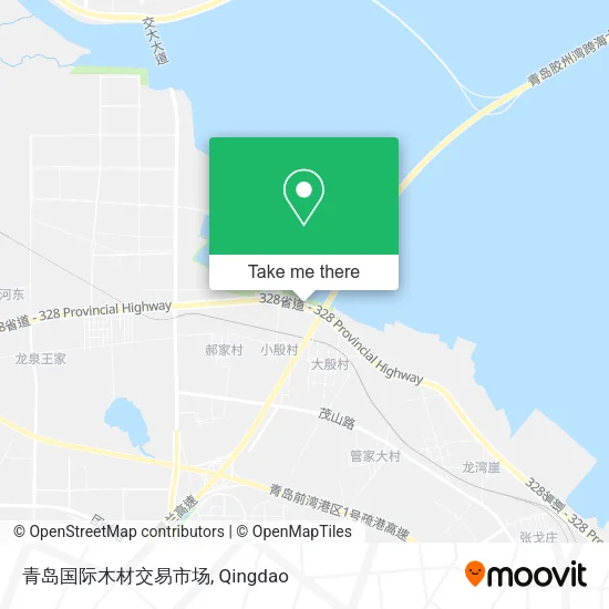 青岛国际木材交易市场 map