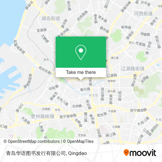 青岛华语图书发行有限公司 map