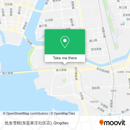 批发雪糕(东蓝家庄社区店) map