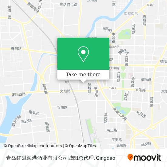 青岛红魁海港酒业有限公司城阳总代理 map