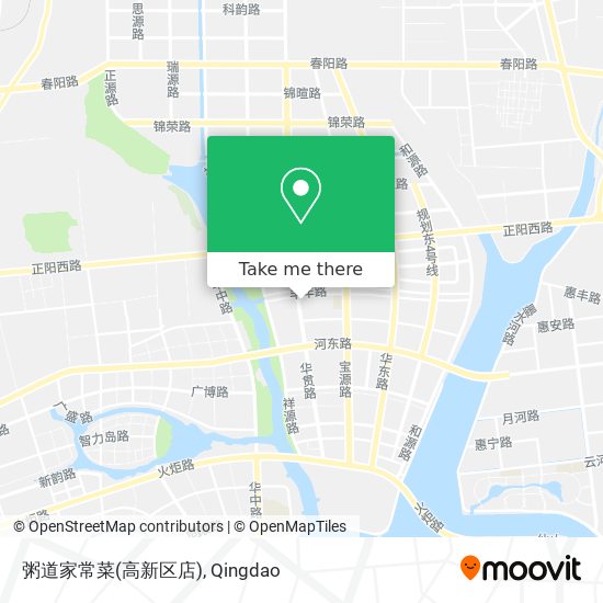 粥道家常菜(高新区店) map