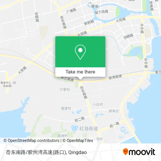 岙东南路/胶州湾高速(路口) map