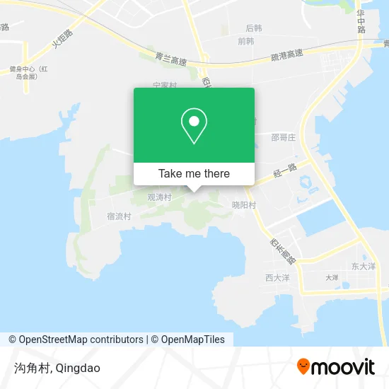 沟角村 map