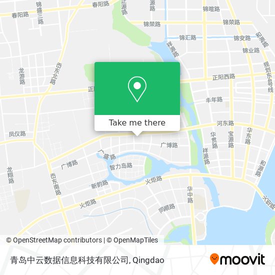 青岛中云数据信息科技有限公司 map