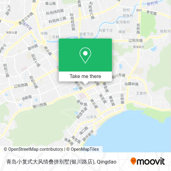 青岛小复式大风情叠拼别墅(银川路店) map