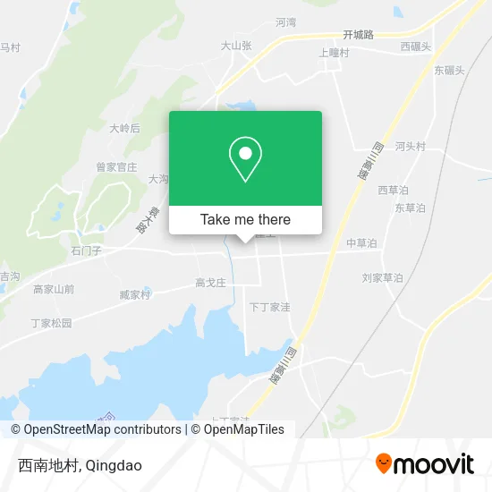 西南地村 map