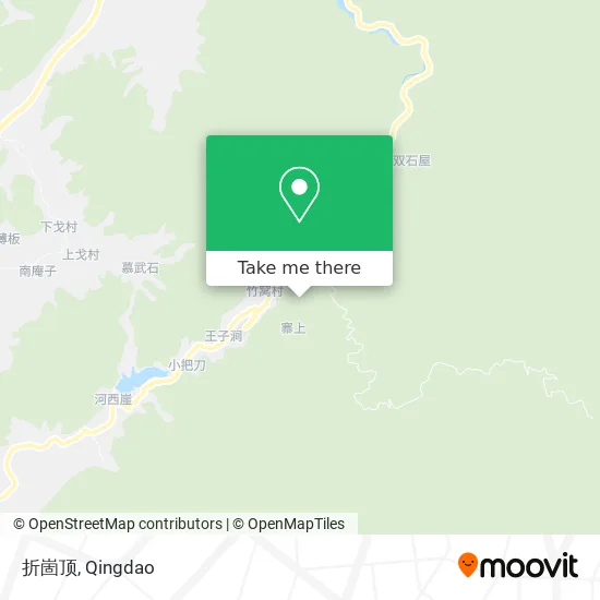 折崮顶 map