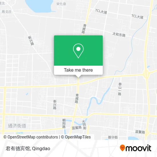 君有德宾馆 map