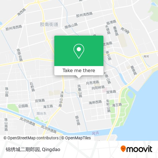 锦绣城二期郎园 map