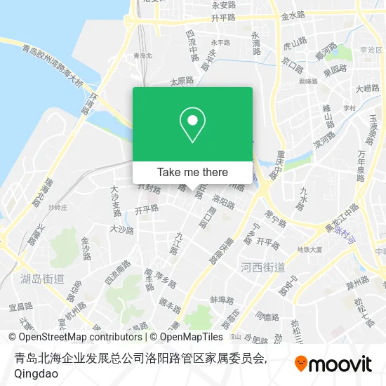 青岛北海企业发展总公司洛阳路管区家属委员会 map